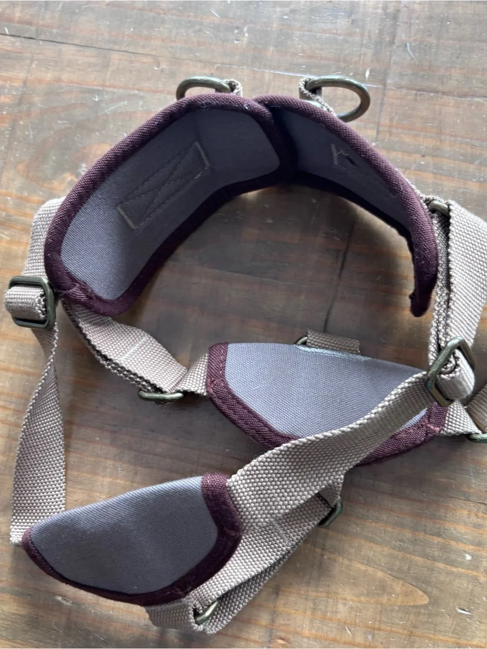 Reddy Canvas Step-In Dog Harness-Size Medium-Tan/Brown